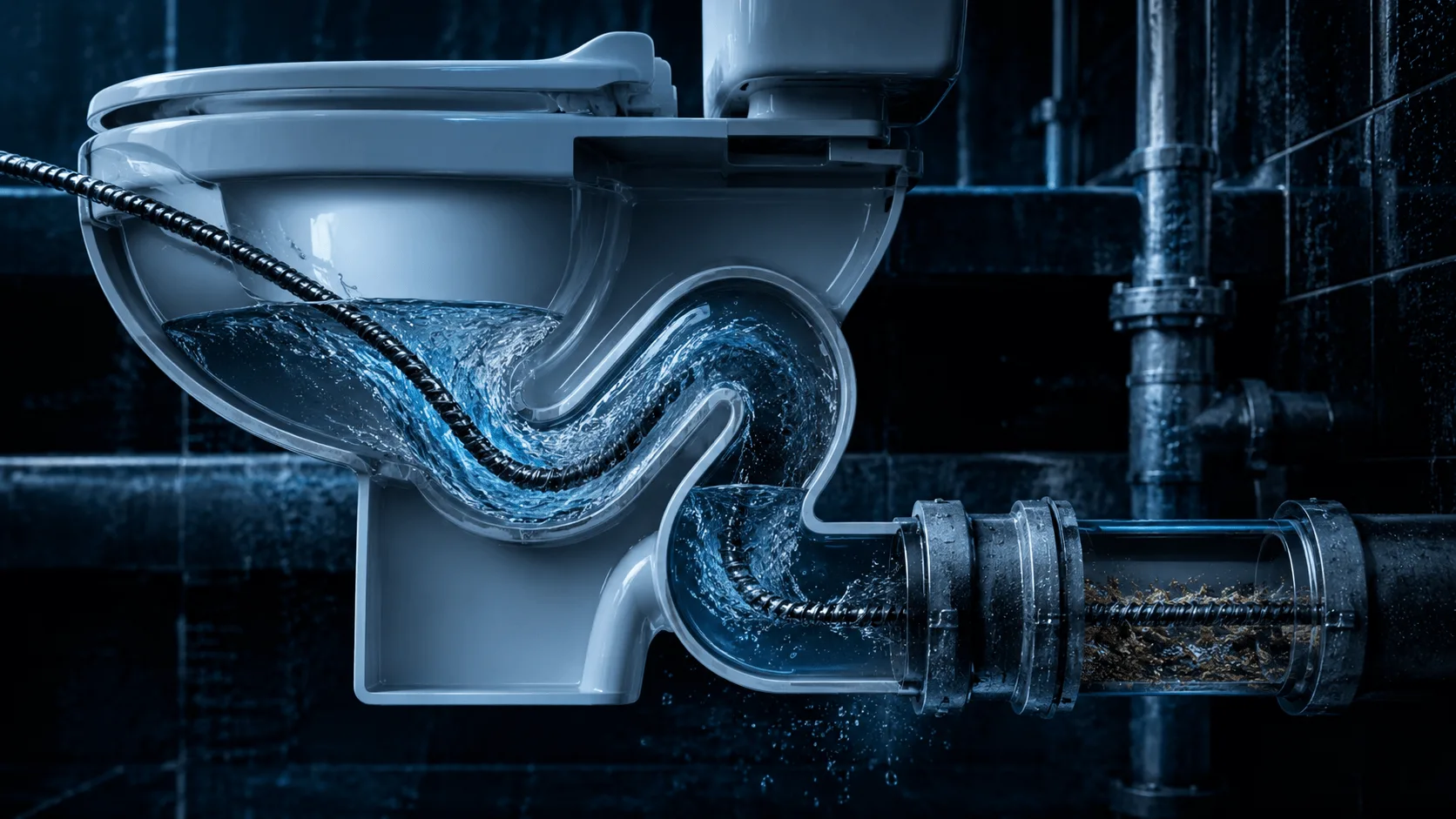 CCTV camera used to inspect a drain pipe in Valencia