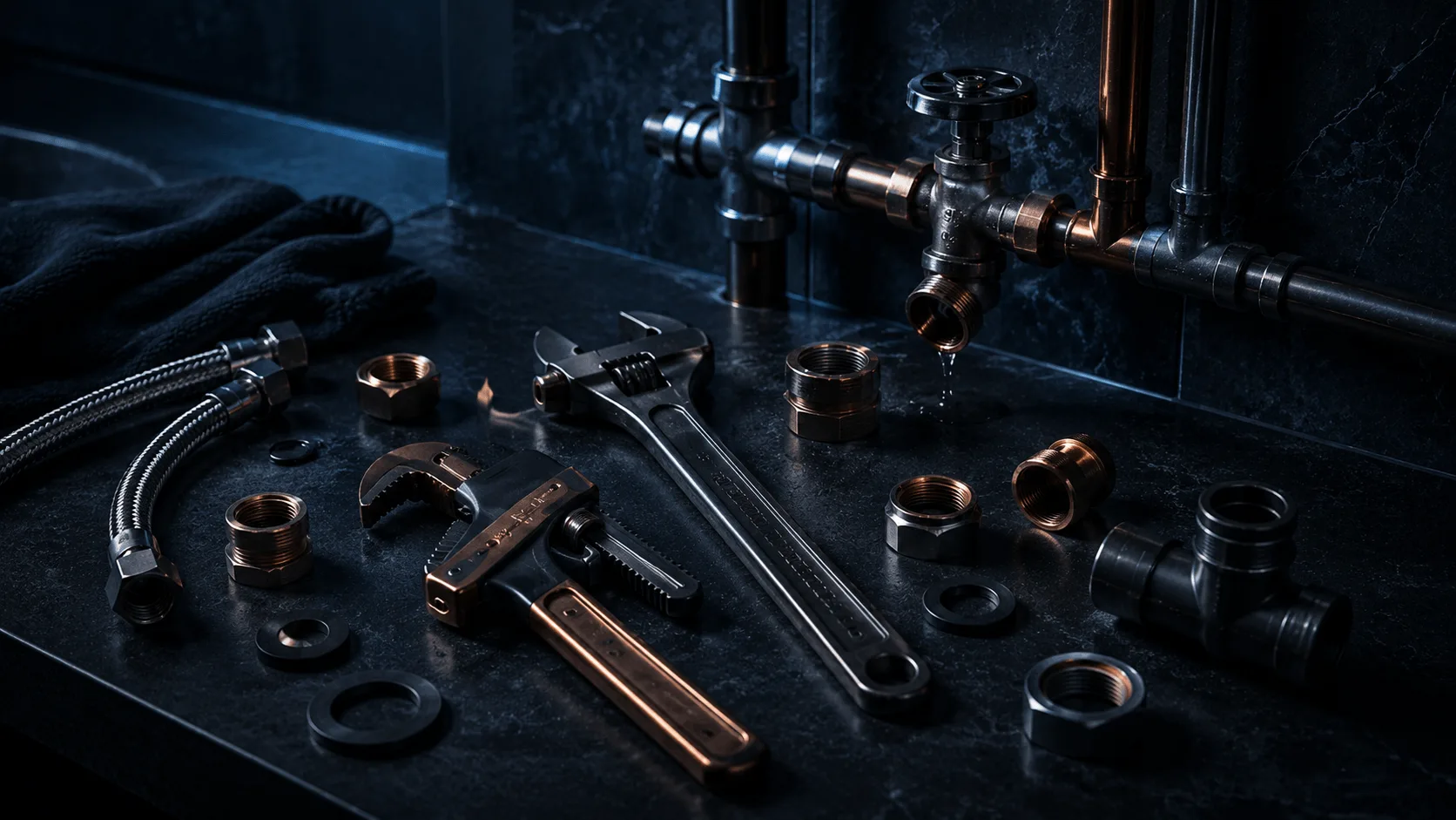 Plumbing maintenance and small repairs in a Valencia home